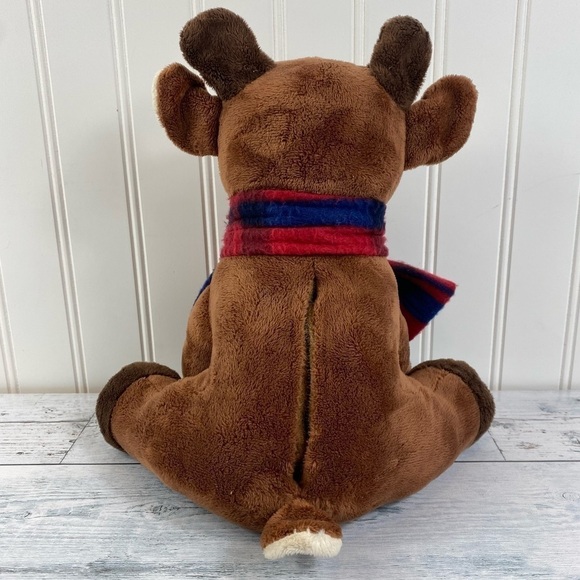 Rudolph the Red-Nosed Reindeer Stuffed Plush by DanDee Musical Nose Lights Up - Picture 5 of 11